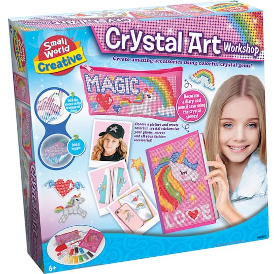 Small World Toys Crystal Art Workshop Kit